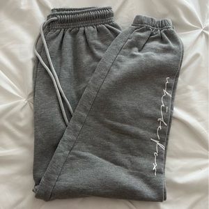 White Fox Sweatpants